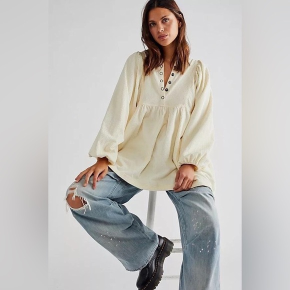 COPY - Free People Covered In Cord Tunic - Picture 1 of 6